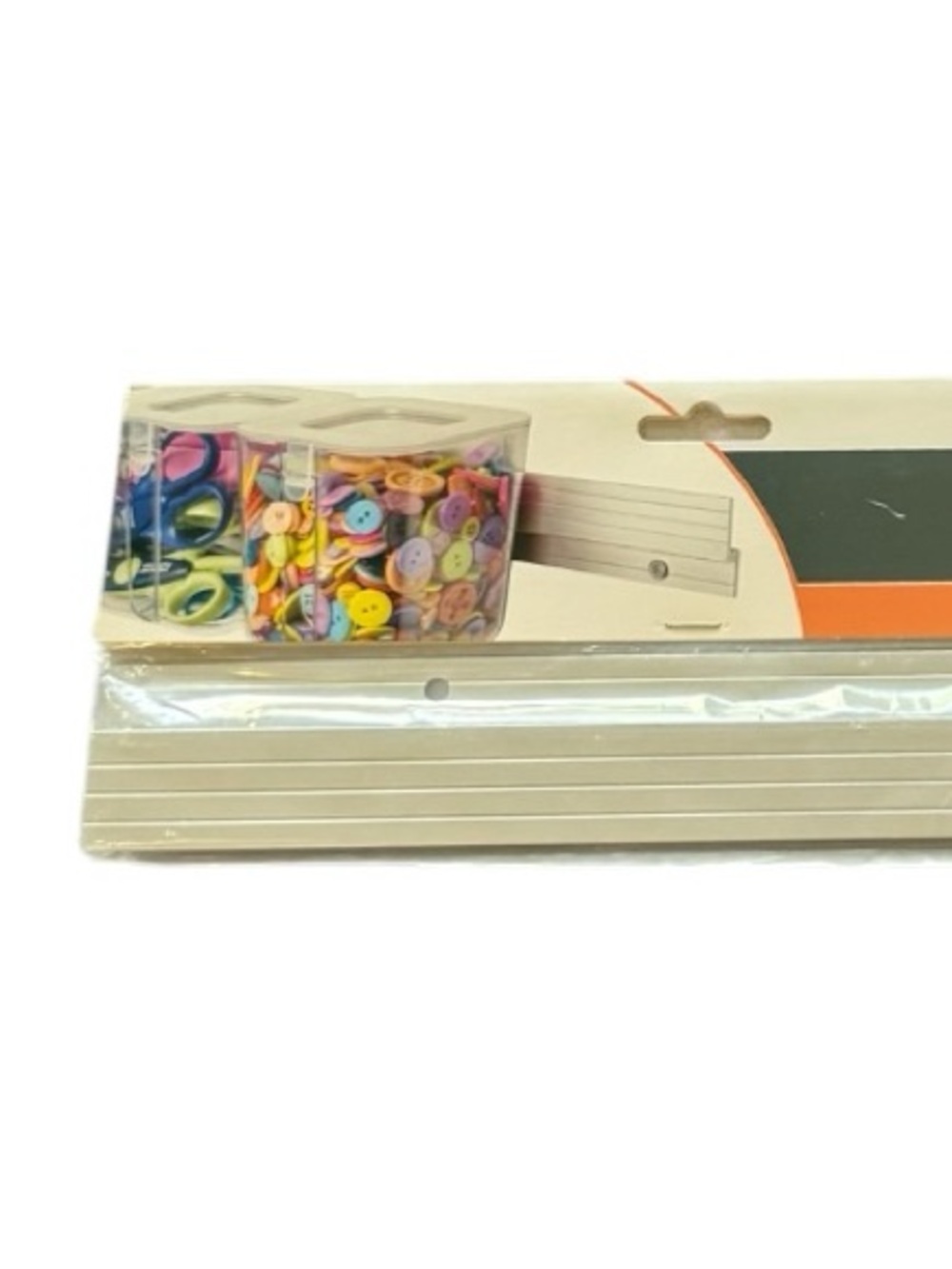 DEFLECTO WALL MOUNTING BAR 22'' for Stackable Organizers (22773CR) - SEALED NWT!